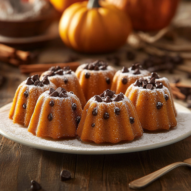 Pumpkin Chocolate Chip Bliss Bundt Cakes