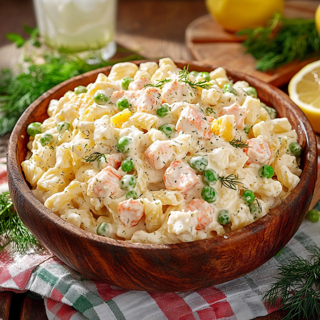 Creamy Crab Pasta Salad