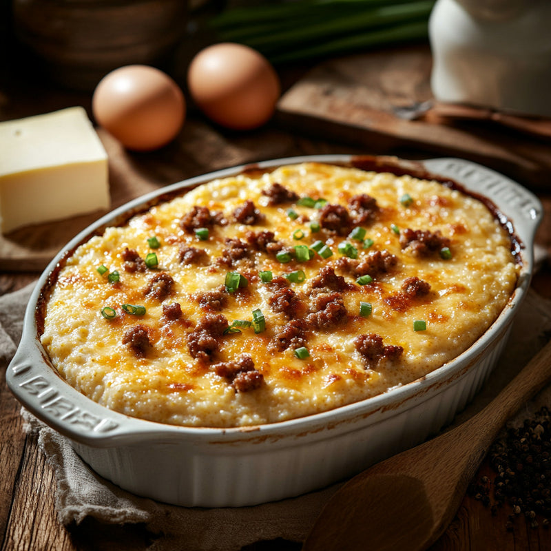 Cheesy Southern Grits Bake