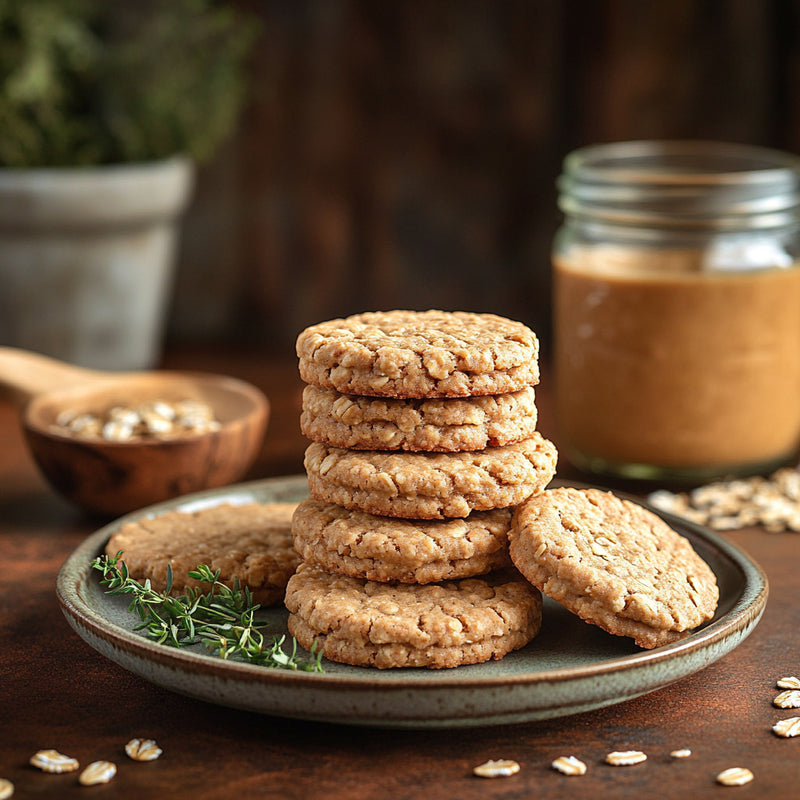 **Peanut Butter Oatmeal Sandwich Cookies**