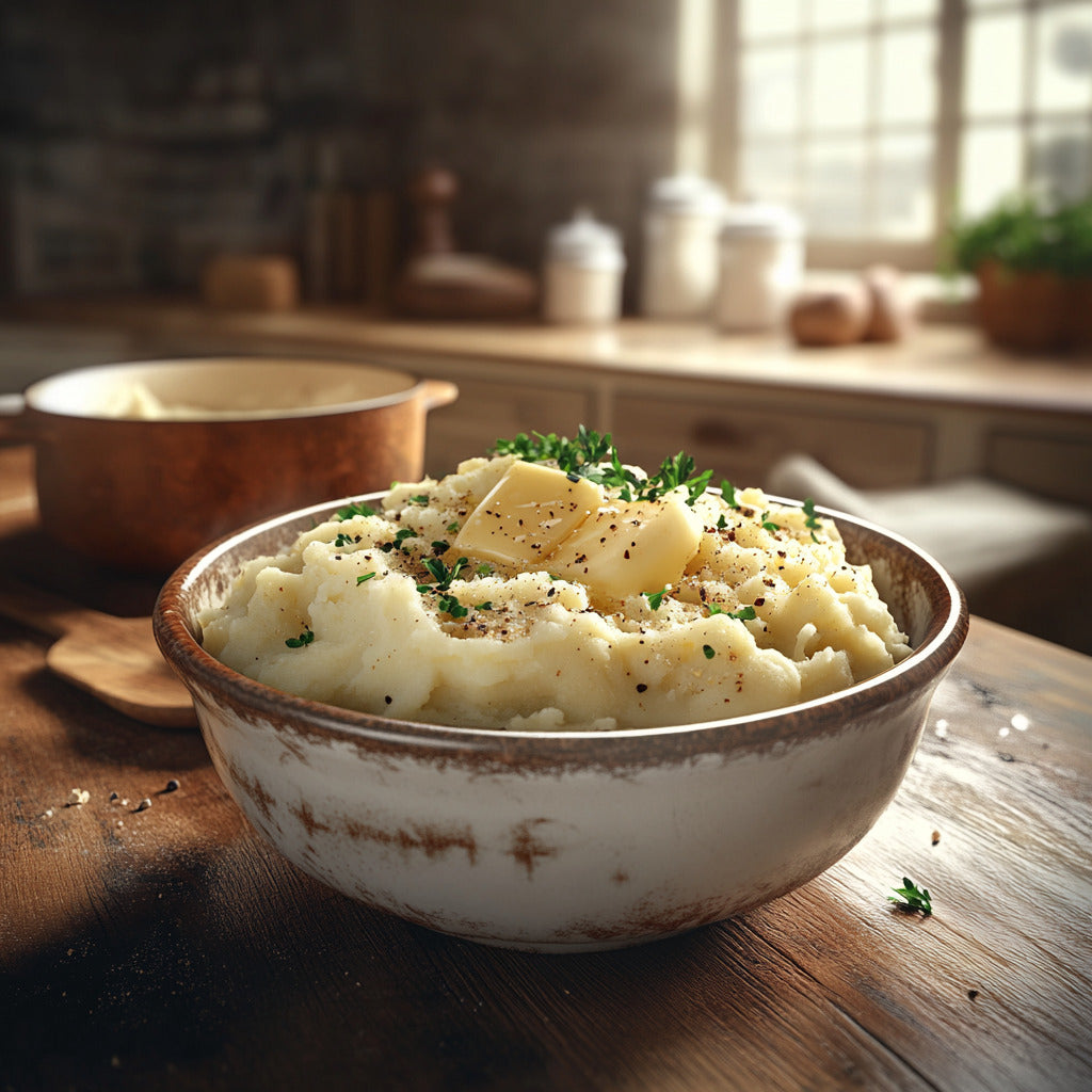 Creamy Chive Buttermilk Mashed Potatoes