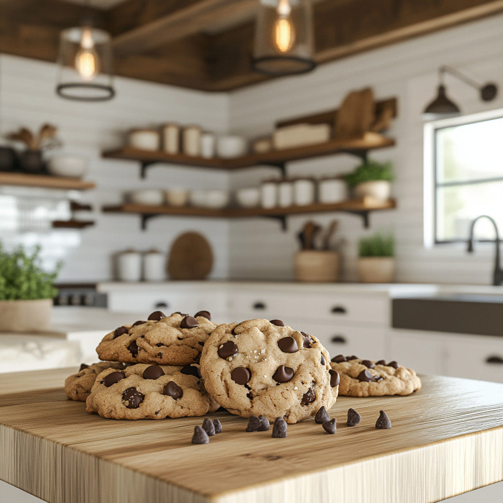 Flourless Peanut Butter Chocolate Chip Cookies