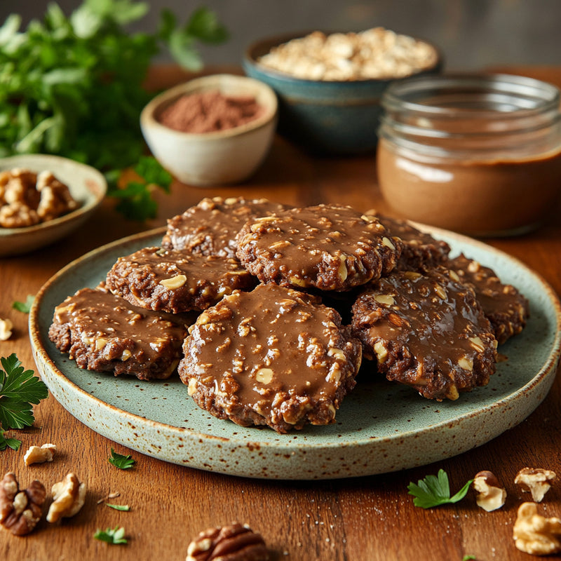 Nutty No-Bake Cow Patty Cookies