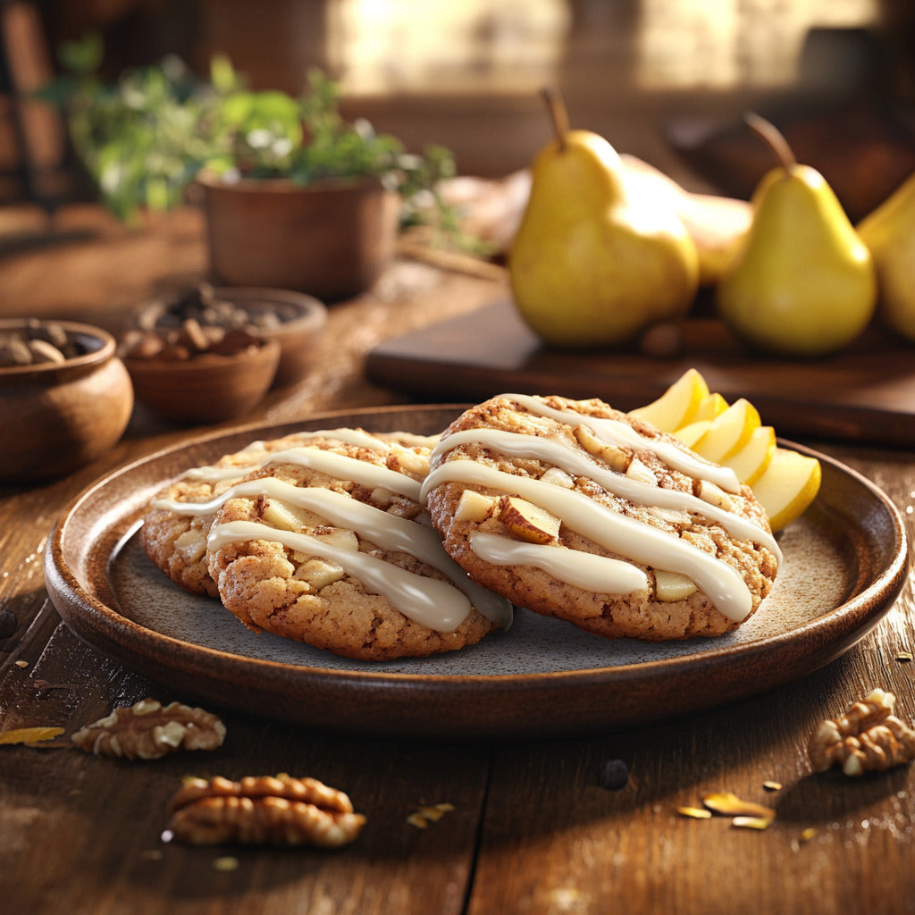 Zesty Pear Spice Cookies