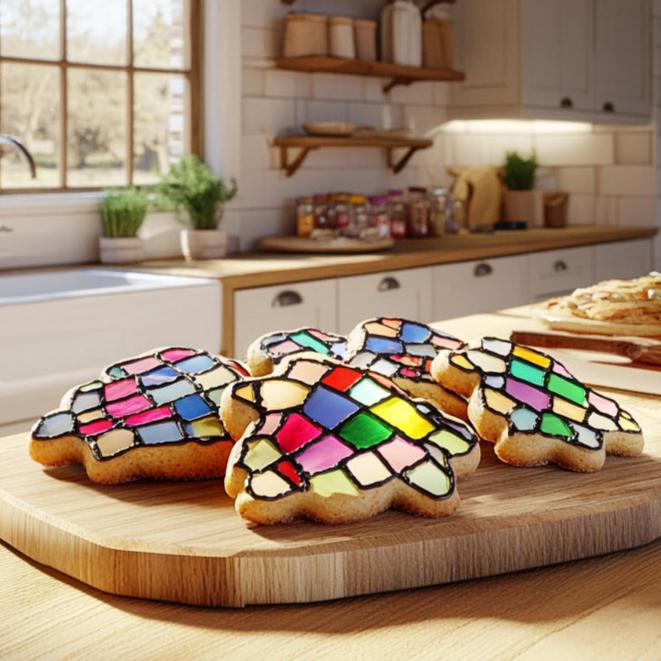 Stained Glass Cookies