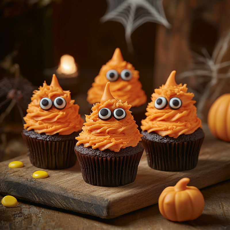 Spooky Monster Mini Cupcakes