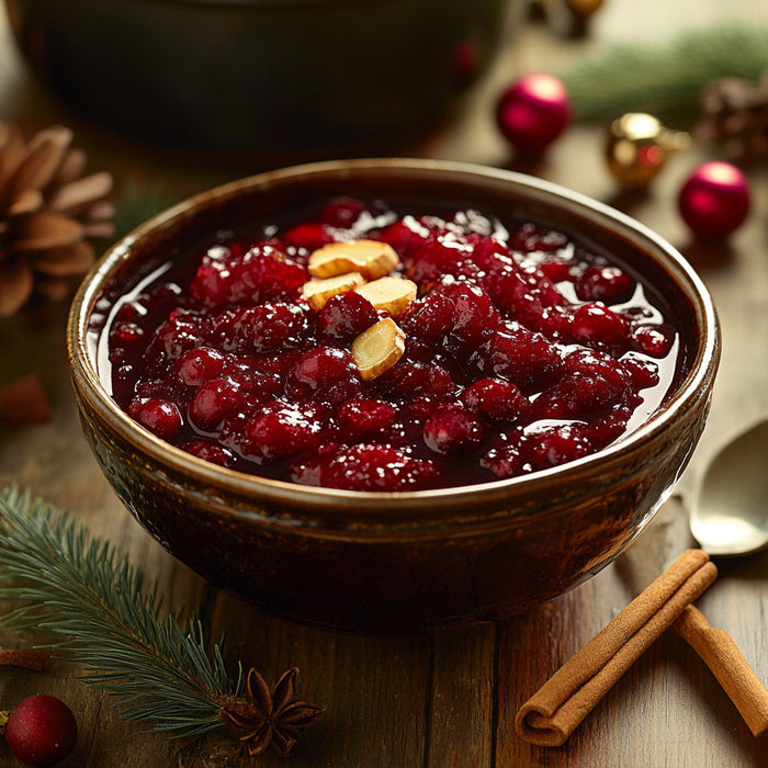 Festive Cranberry Pear Sauce with a Citrus Twist