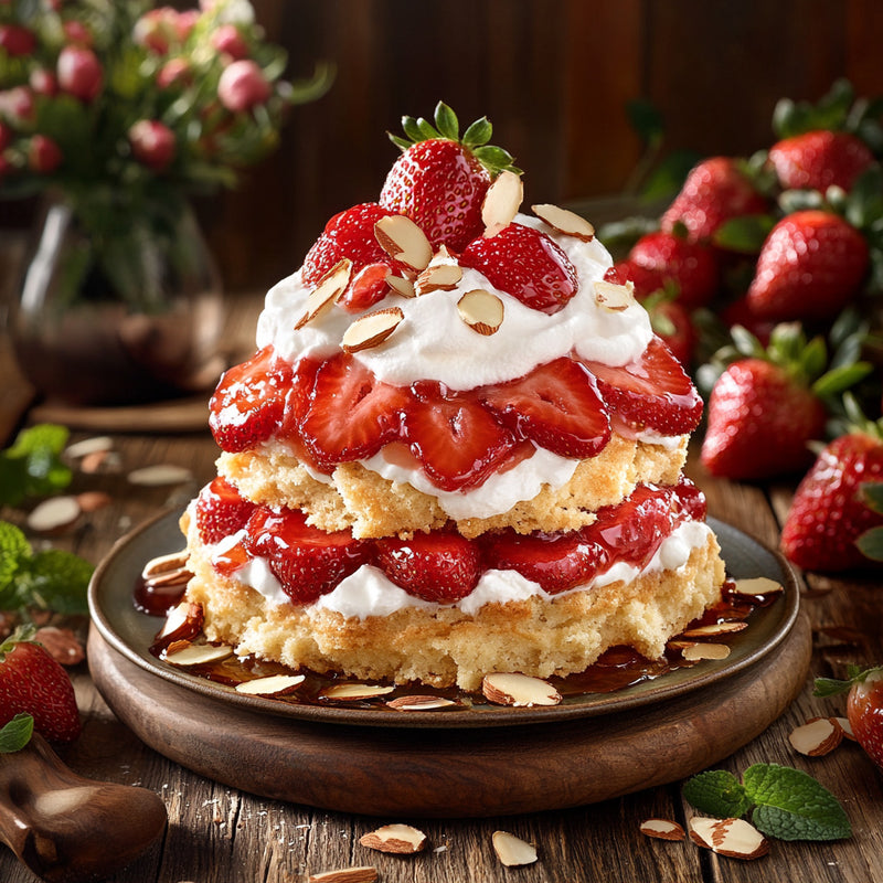 Almond Strawberry Bliss Shortcake