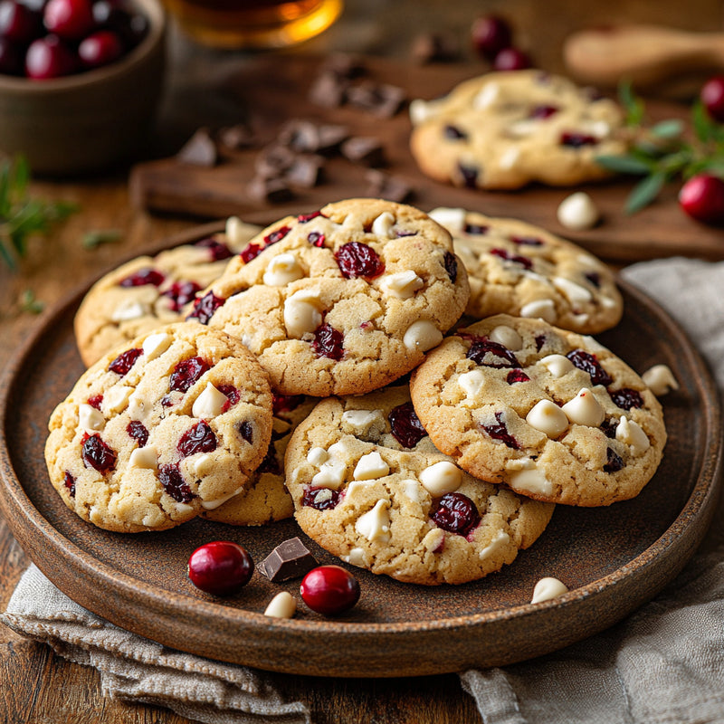 Cranberry Bliss White Chocolate Cookies