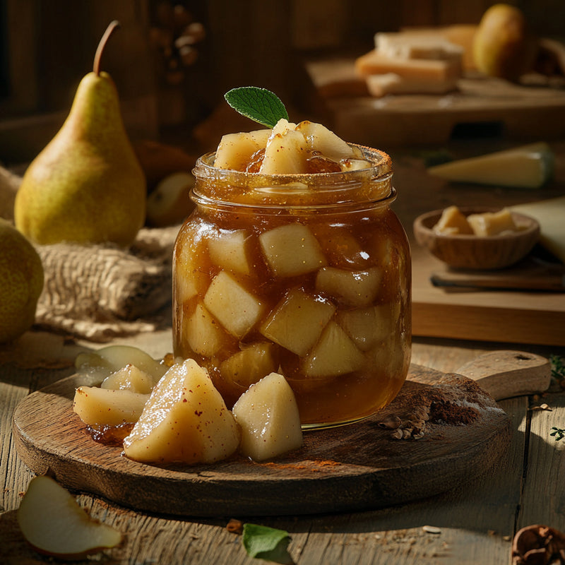 Grandma's Spiced Pear Preserves