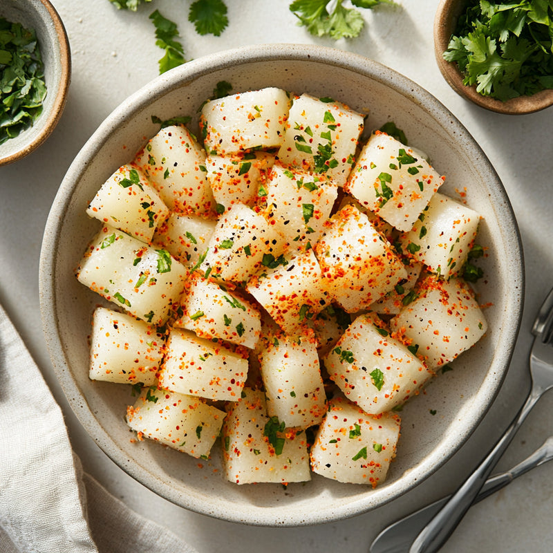 Spicy Lime Jicama Crunchers