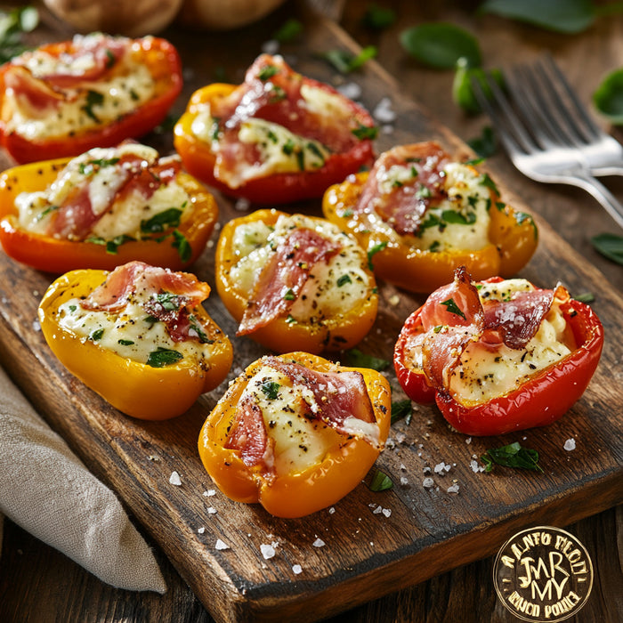 Savory Air-Fried Stuffed Mini Peppers