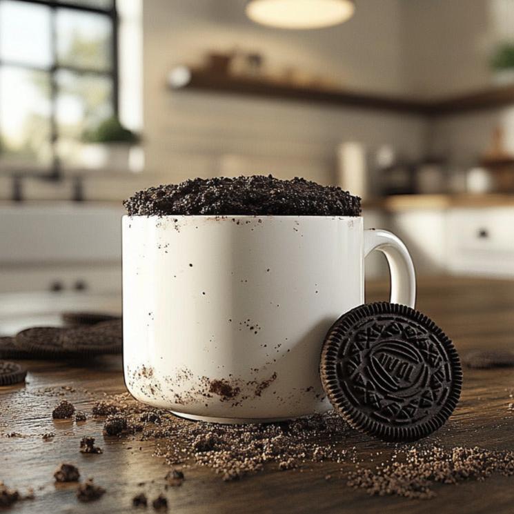 Quick Oreo Mug Cake