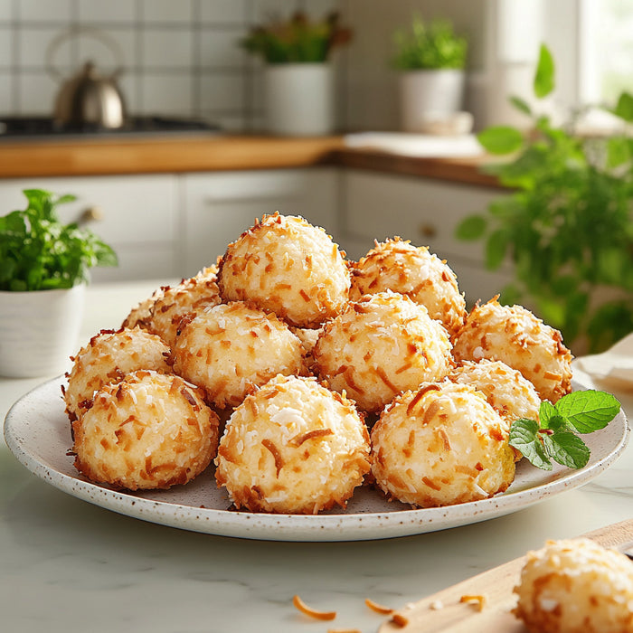 Tropical Coconut Bliss Macaroons