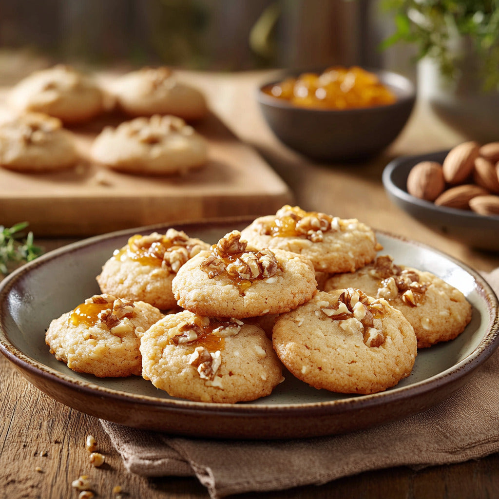 Creamy Walnut Cheesecake Cookies