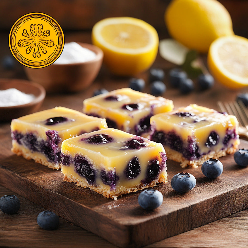 Zesty Lemon-Blueberry Bliss Bars