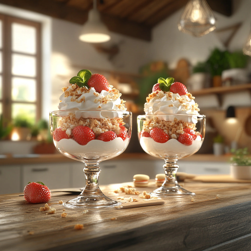 Strawberry Coconut Cream Parfaits