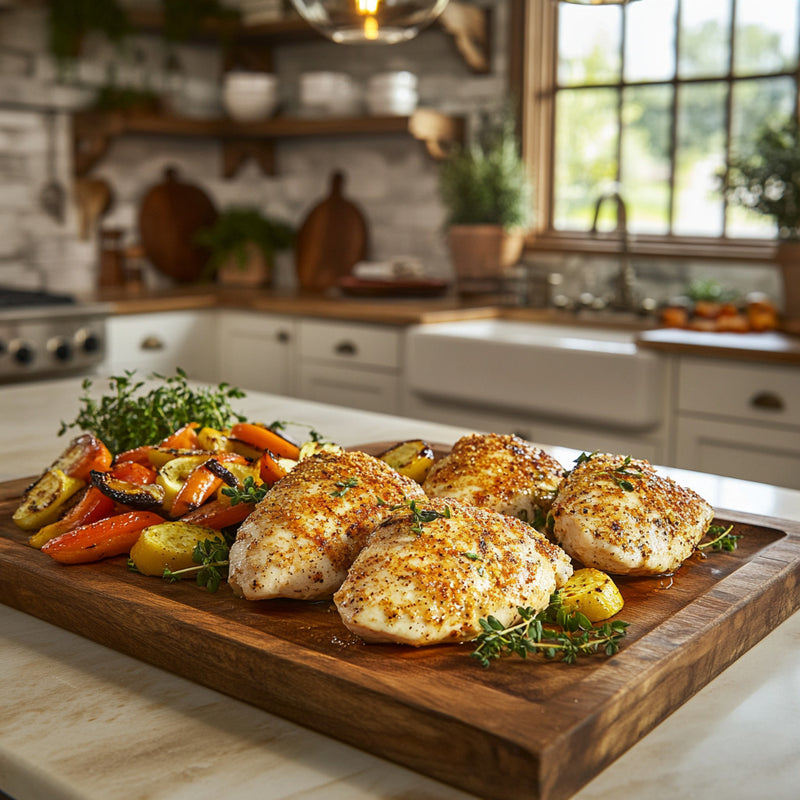 Crispy Paprika-Parmesan Chicken Bake