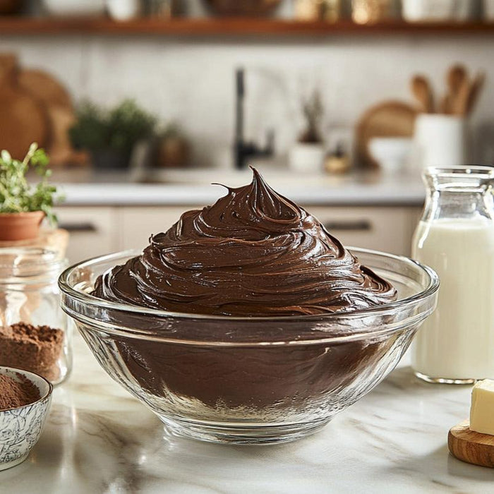 Decadent One Bowl Chocolate Buttercream Frosting