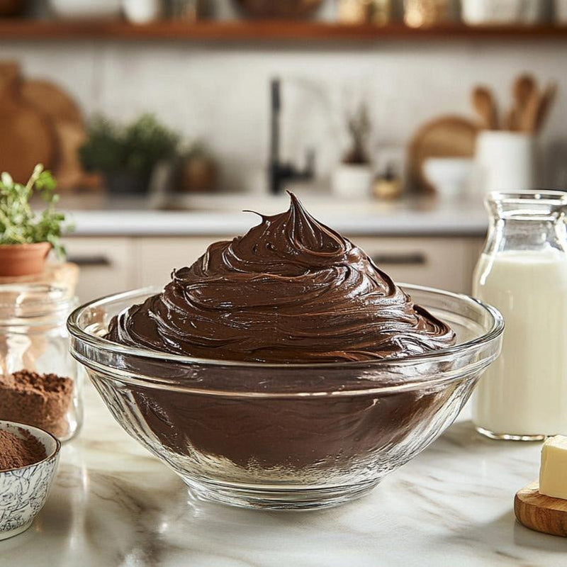 Decadent One Bowl Chocolate Buttercream Frosting