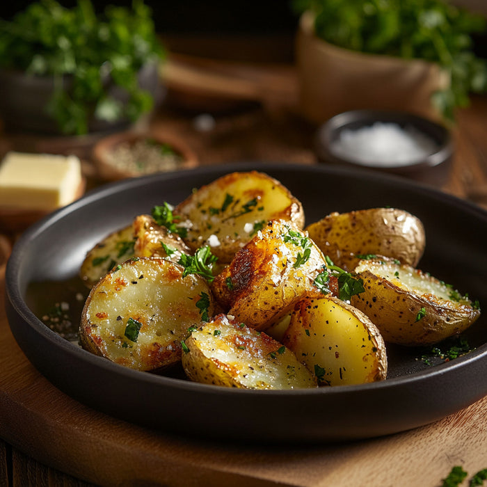 Campfire Crispy Baked Potatoes