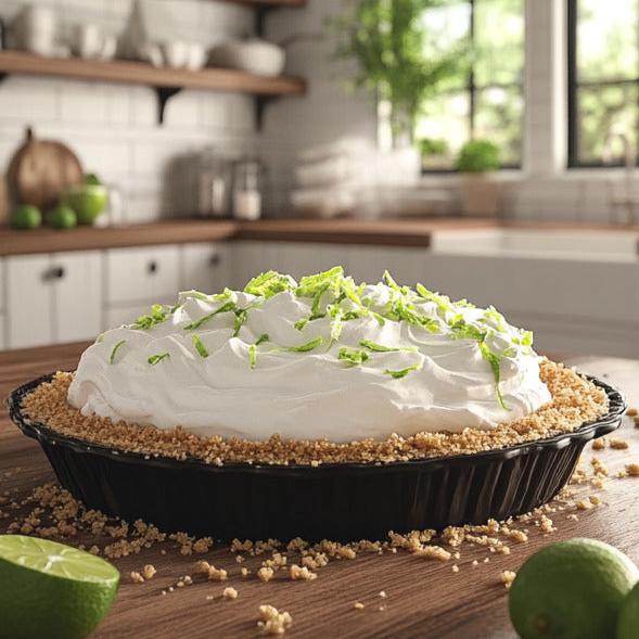 Zesty Key Lime Pie with Coconut Rum Whipped Cream