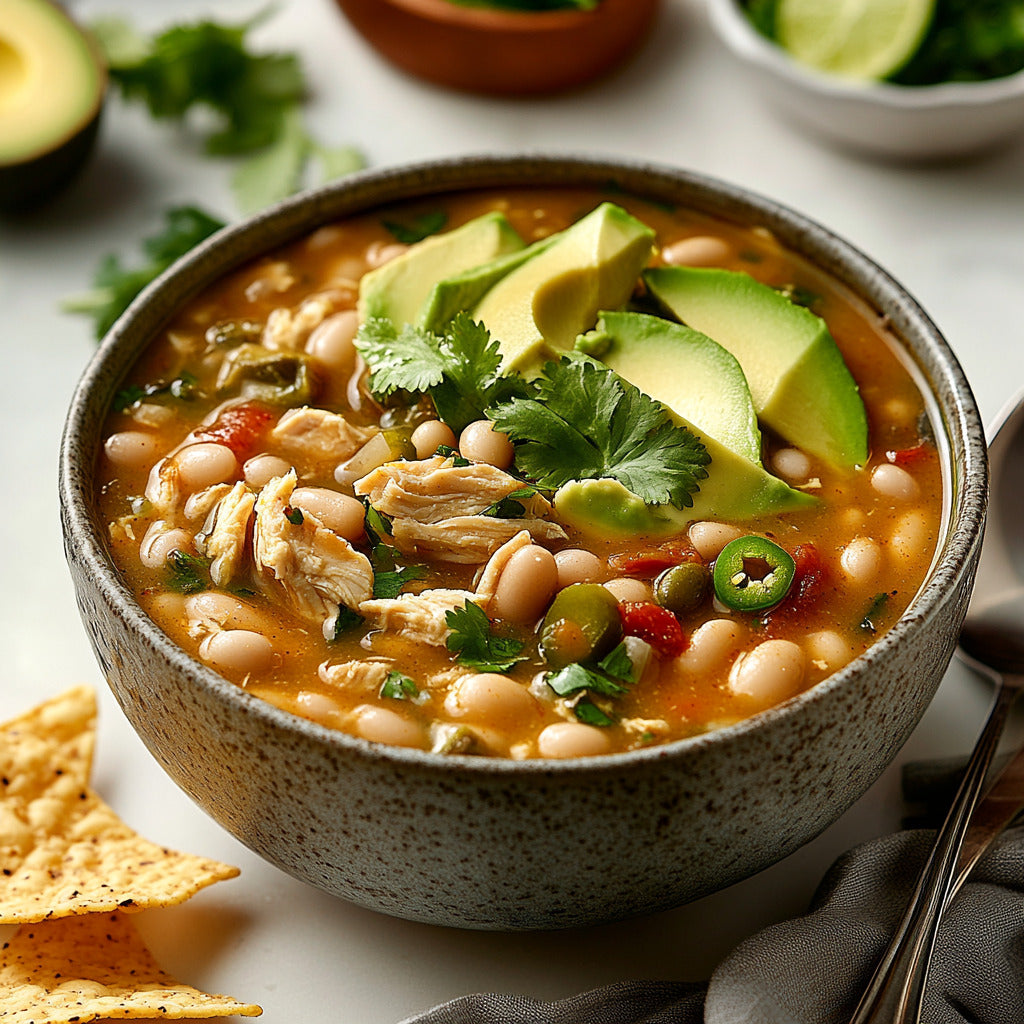 Hearty White Bean Chicken Chili