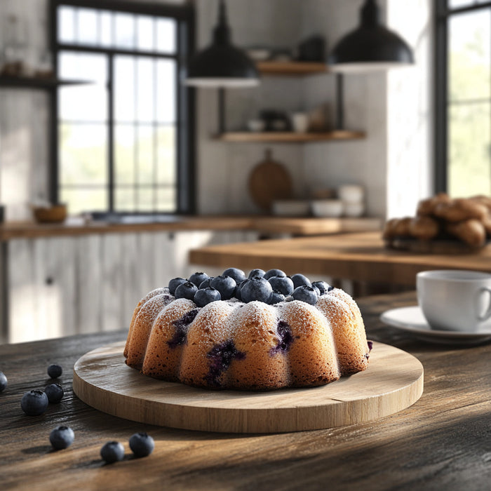 Blueberry Bliss Sour Cream Cake