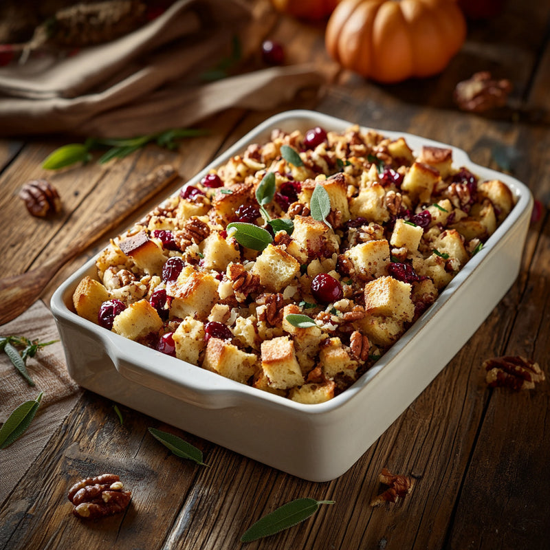 Festive Cranberry Nut Stuffing