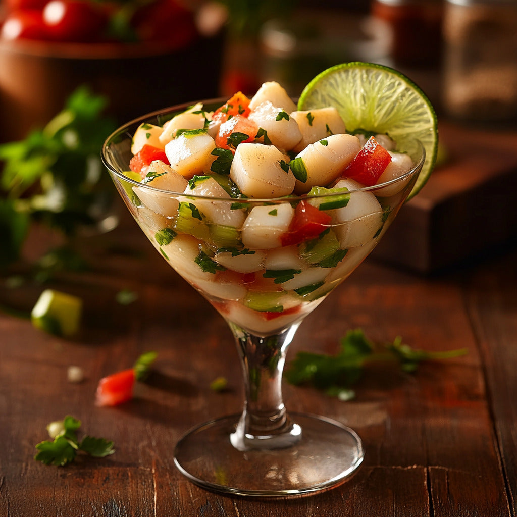 Zesty Bay Scallop Ceviche