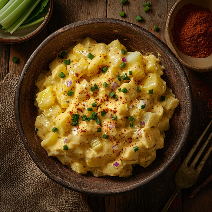 Creamy Deviled Egg Potato Salad