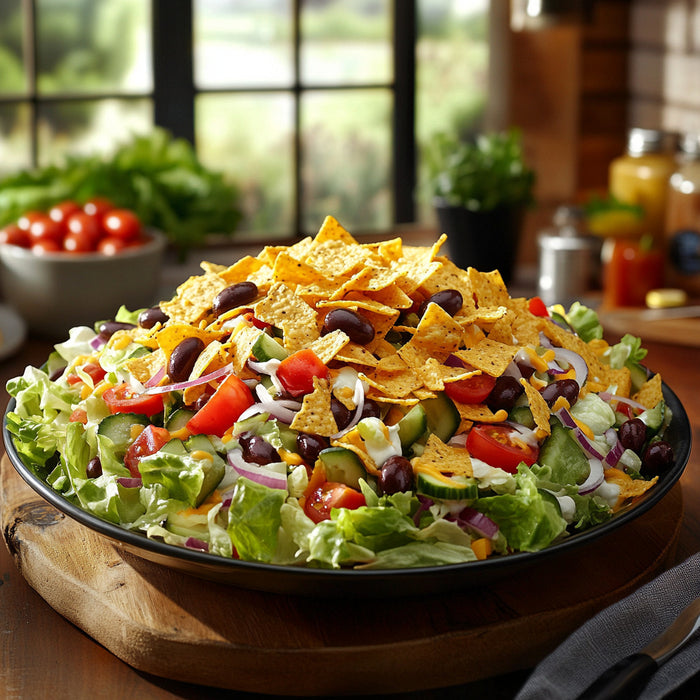 Vibrant Vegetarian Taco Salad