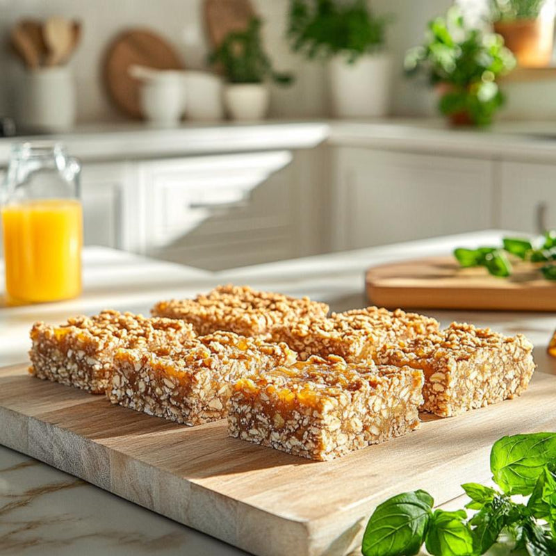 Savory Apricot Oat Bars