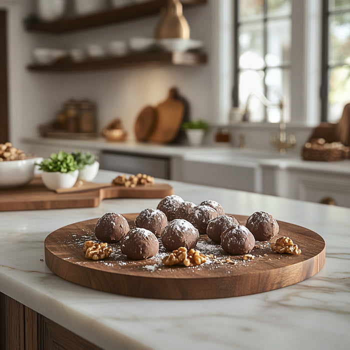 Festive Chocolate Rum Truffles