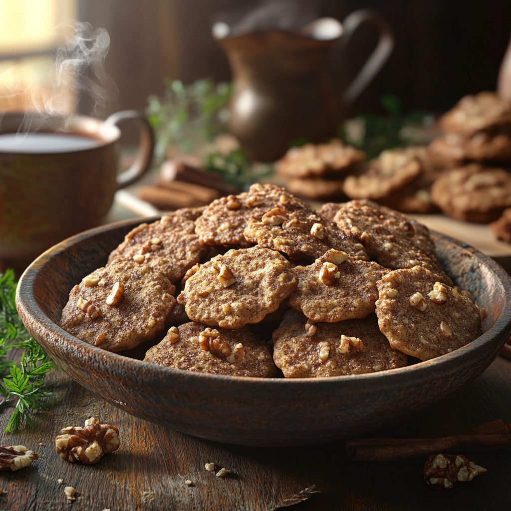 Dutch Cinnamon Walnut Cookies