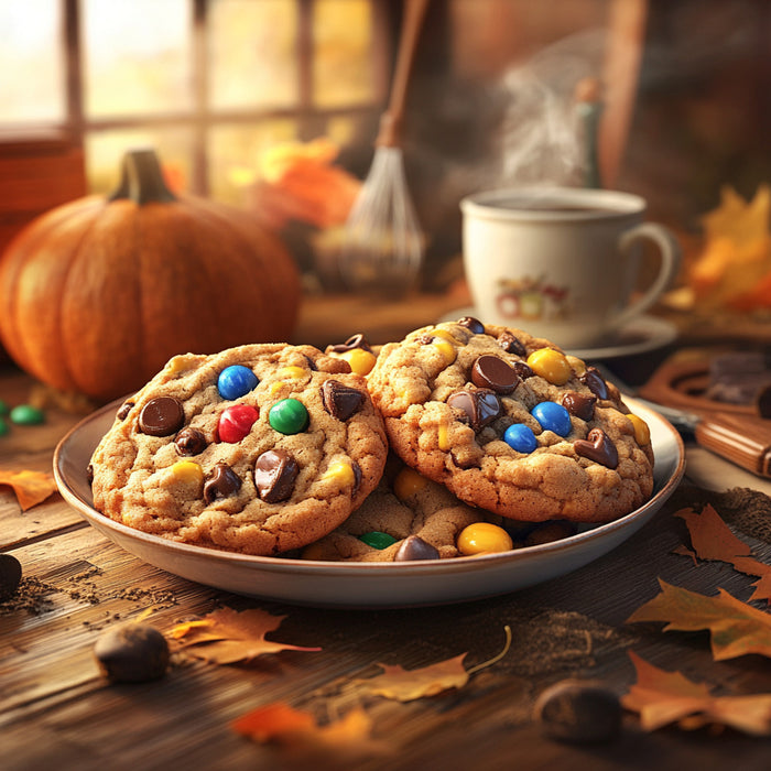 Pumpkin Spice Chocolate Chip Cookies