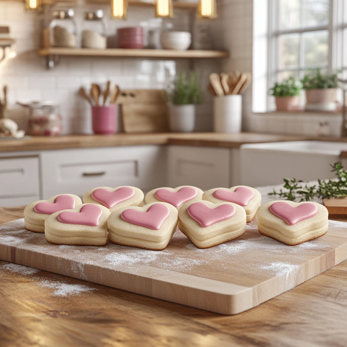 Heartfelt Valentine Sandwich Cookies