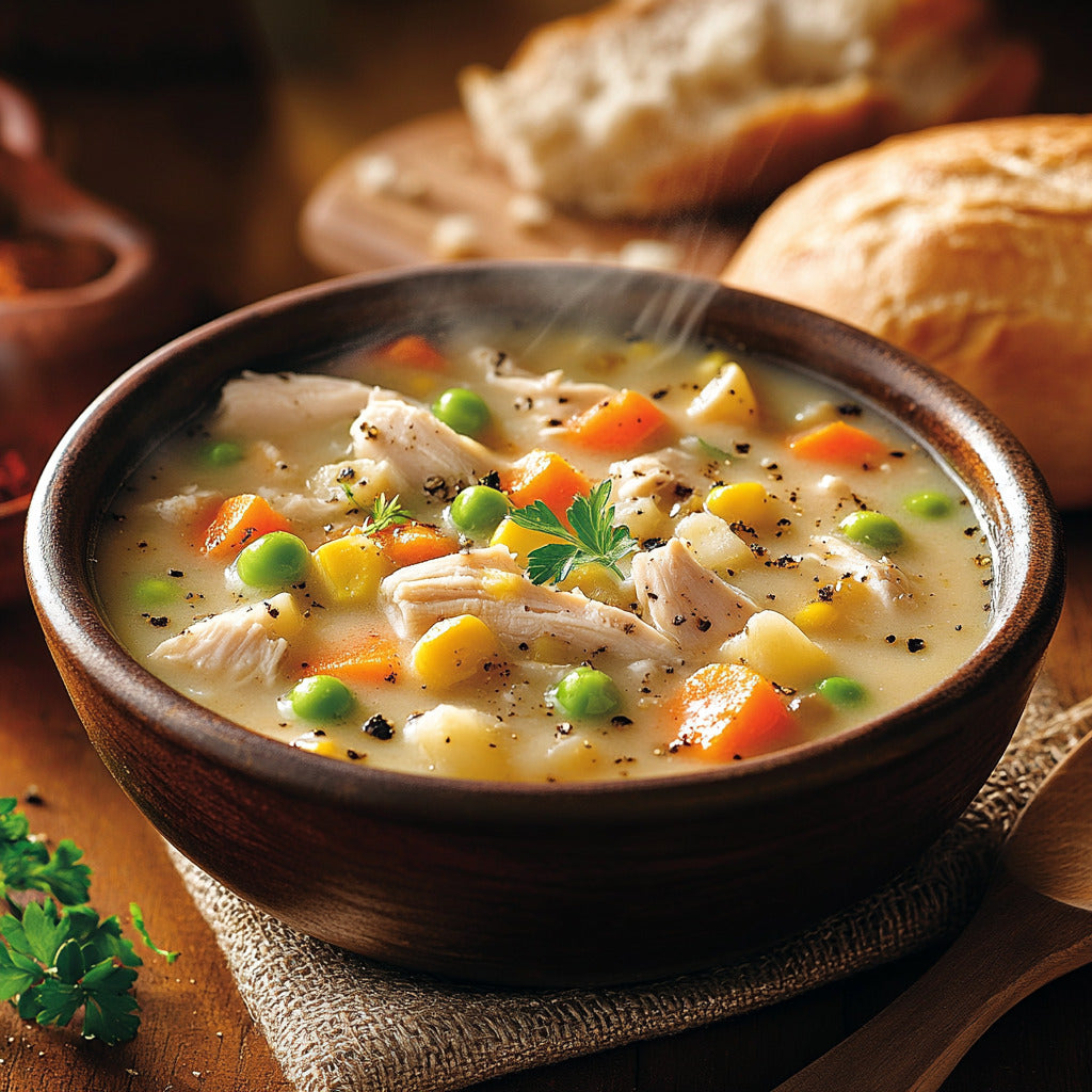 Creamy Chicken Pot Pie Soup