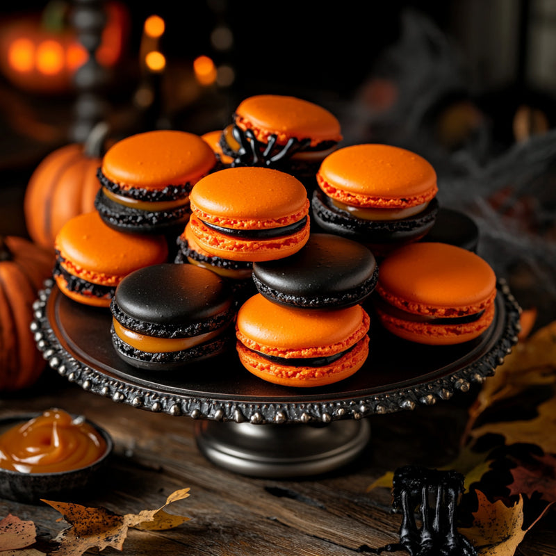 Spooky Halloween Macarons