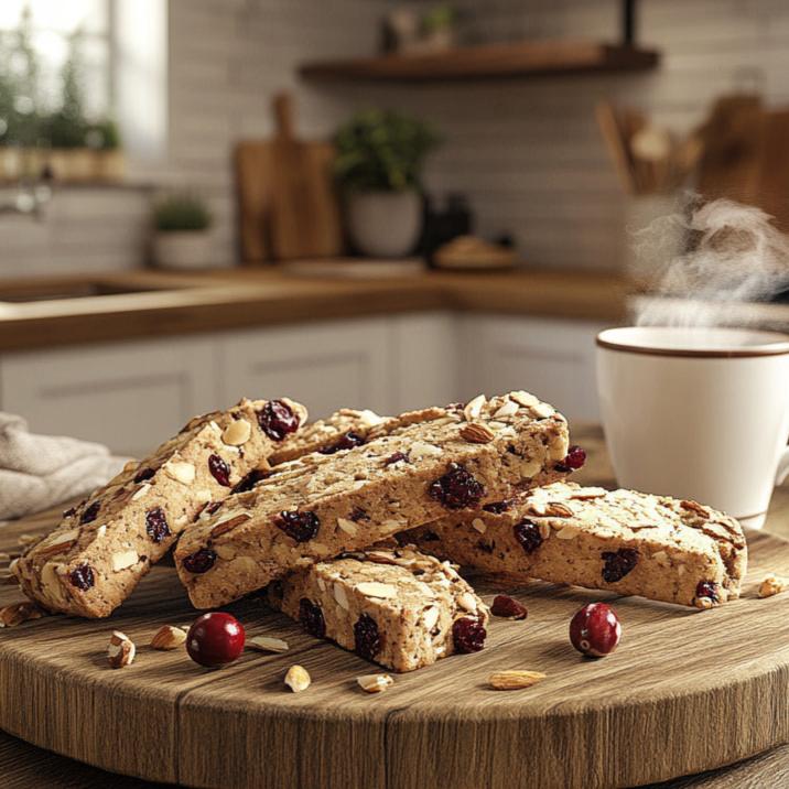 Cranberry Almond Crunch Biscotti