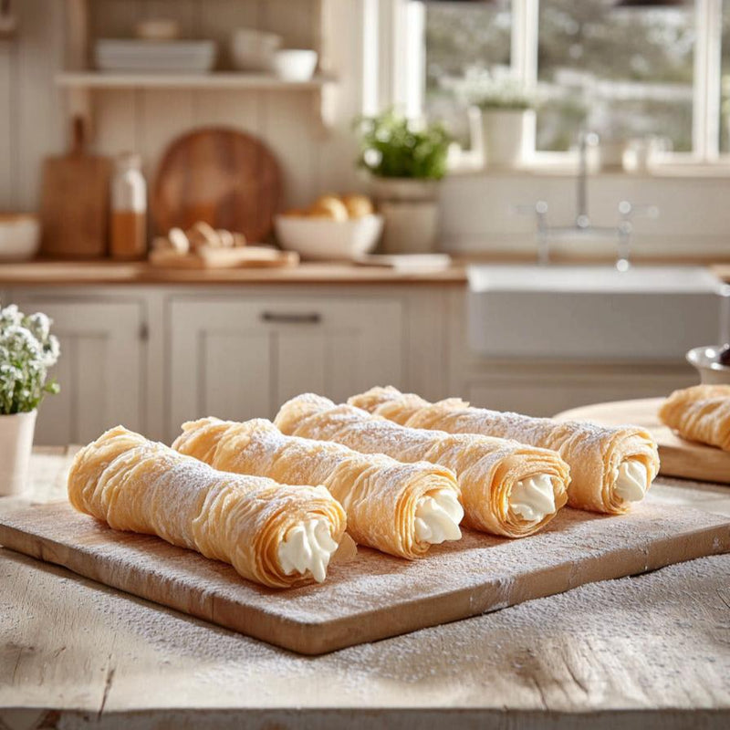 Creamy Lady Locks Pastry Tubes