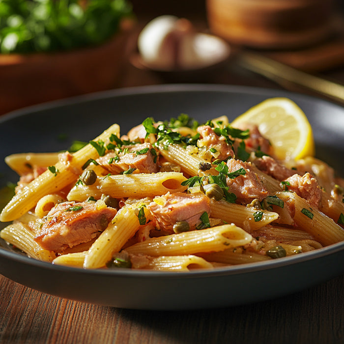 Zesty Tuna Penne Pasta