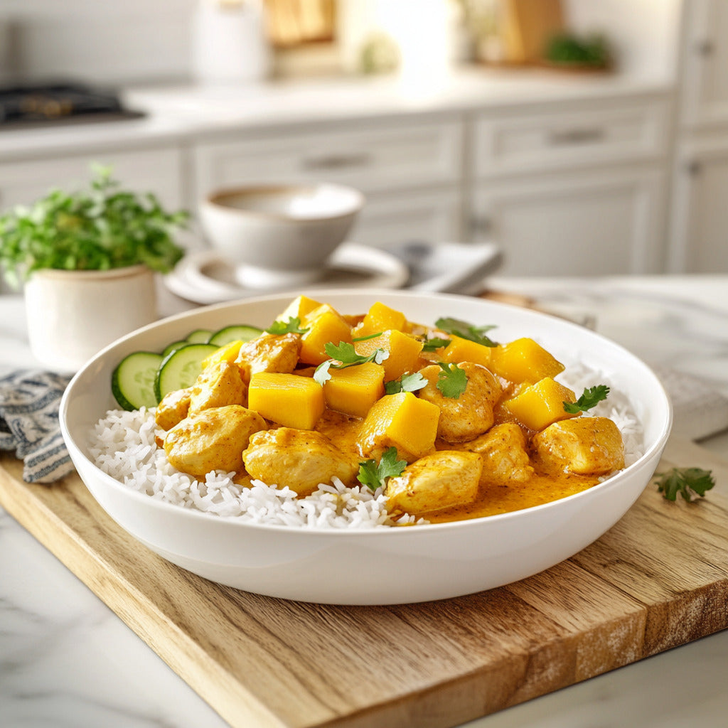 Mango-Infused Spicy Chicken Curry