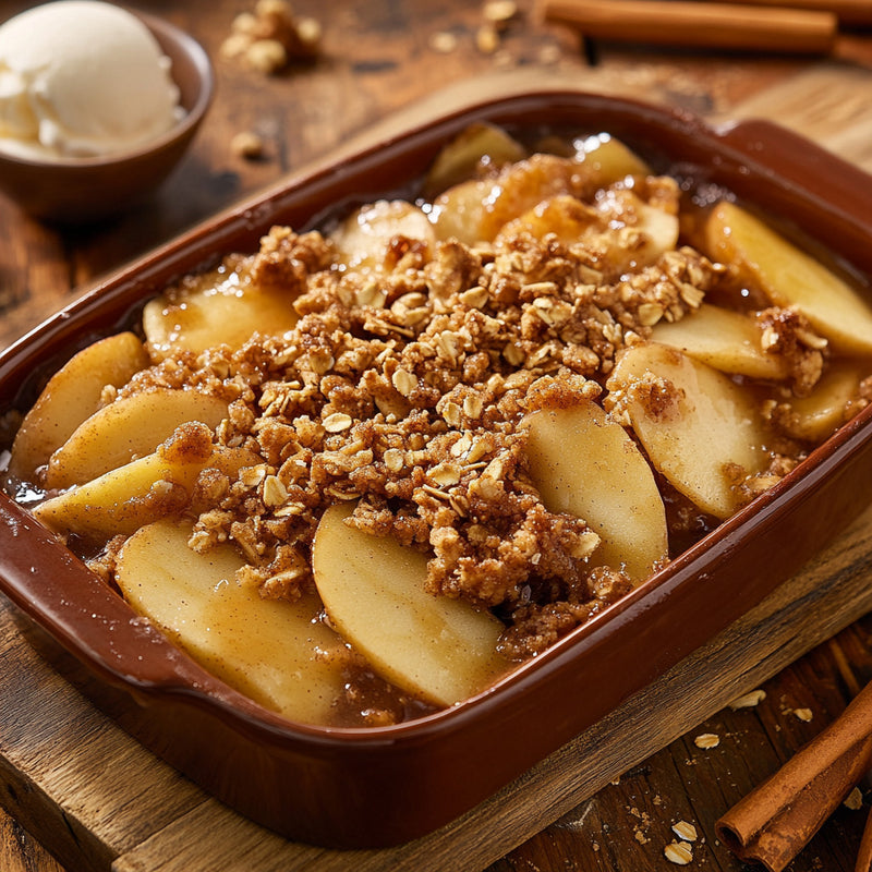 Maple Cinnamon Apple Crisp