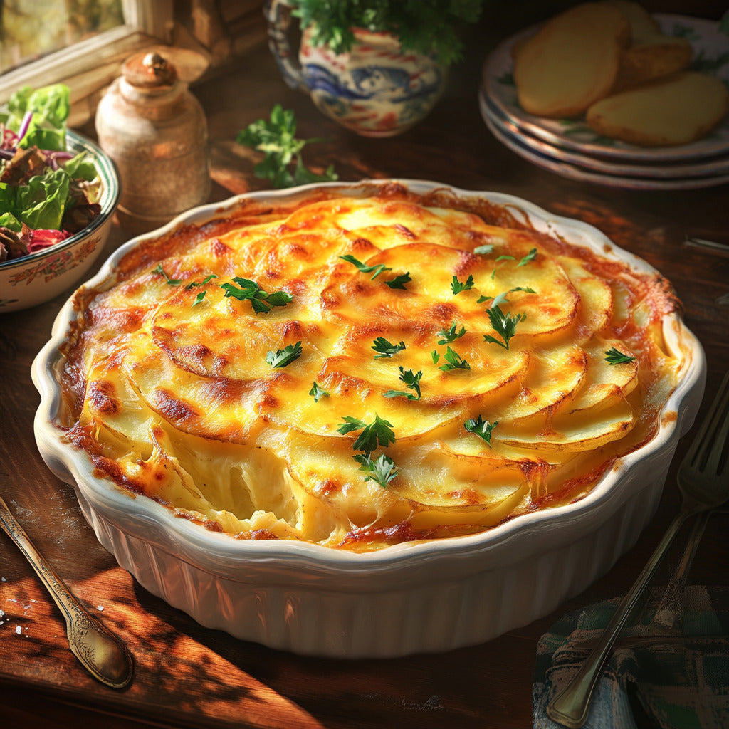 Cheesy French Potato Bake