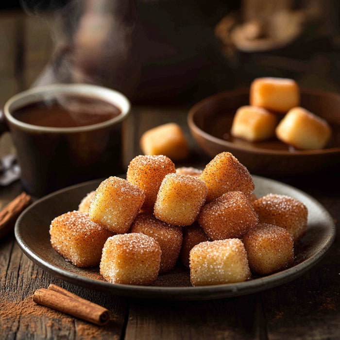 Cinnamon Sugar Baked Churro Bites