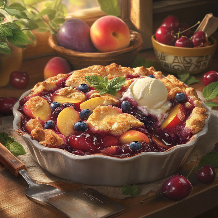 Summer Fruit Cobbler