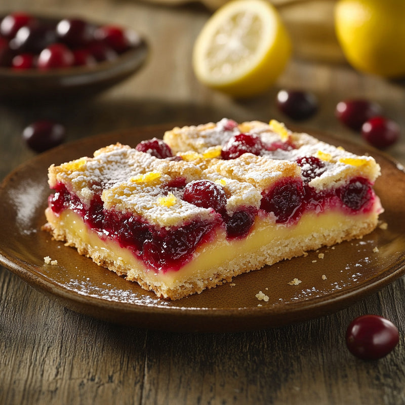 Cranberry Citrus Bliss Bars