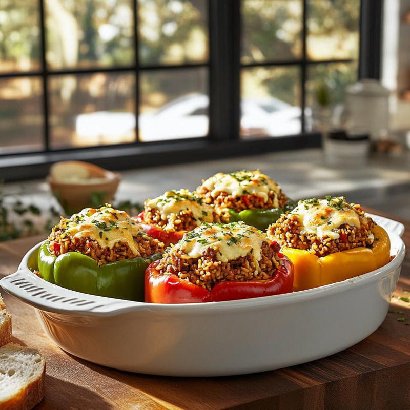 Spicy Southern Stuffed Peppers