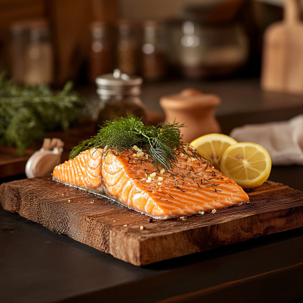 Smoky Cedar Plank Salmon